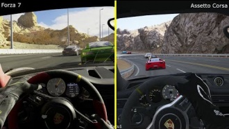 Forza 7 vs Assetto Corsa - Porsche 911 GT2 RS vs GT3 RS