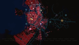 Карта Cyberpunk 2077 / Найт-Сити
