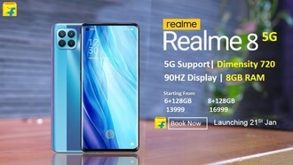 Смартфон Realme 8 5G заметили в FCC с ключевыми характеристиками