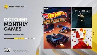PS Plus на октябрь 2022 года – Injustice 2, SUPERHOT и Hot Wheels Unleashed