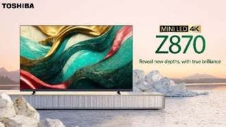 Представлен игровой телевизор Toshiba Z870 MiniLED 4K с частотой обновления 144 Гц