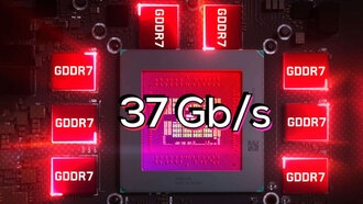 Samsung представит память GDDR7 со скоростью 37 Гбит/с для видеокарт нового поколения