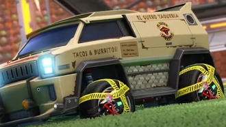 В Rocket League появился контент, вдохновлённый «Дэдпулом» Marvel