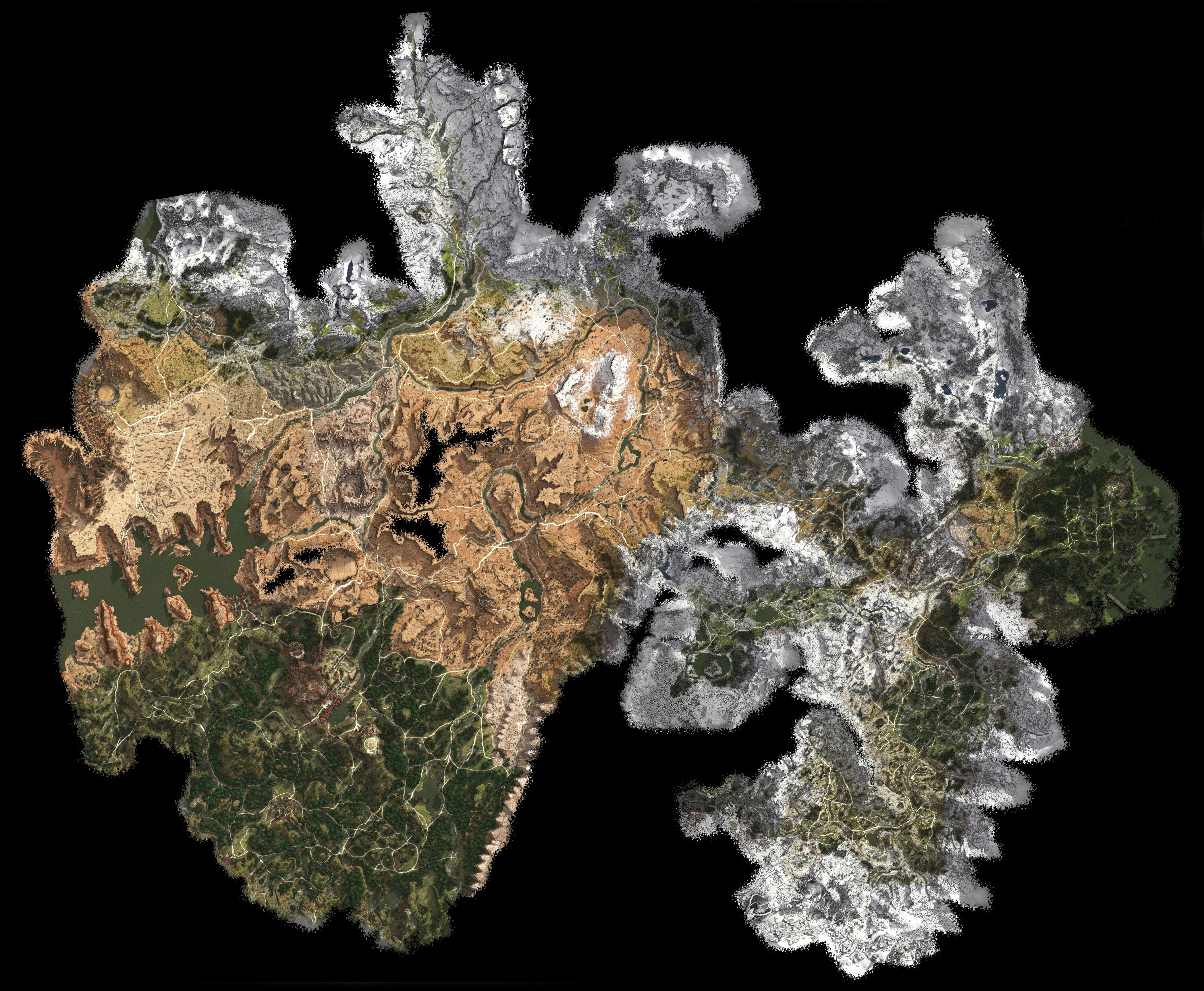 Horizon Forbidden West: интерактивная карта мира для исследования
